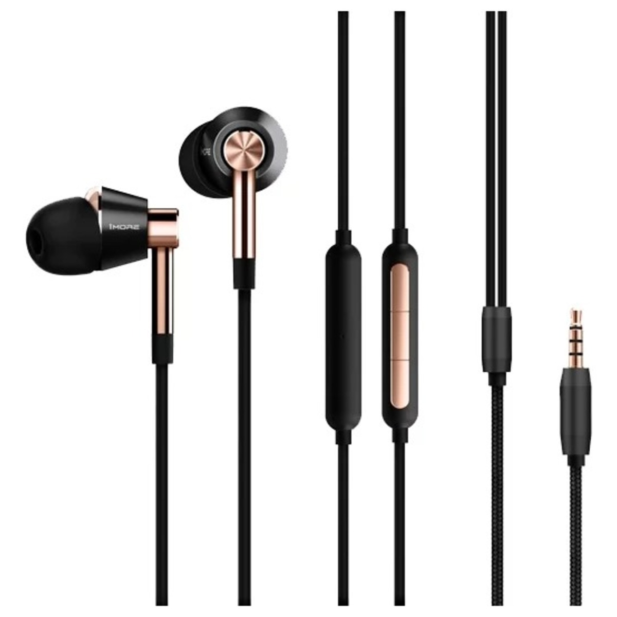 Наушники 1MORE Triple Driver In-Ear E1001 (Цвет: Black/Gold)