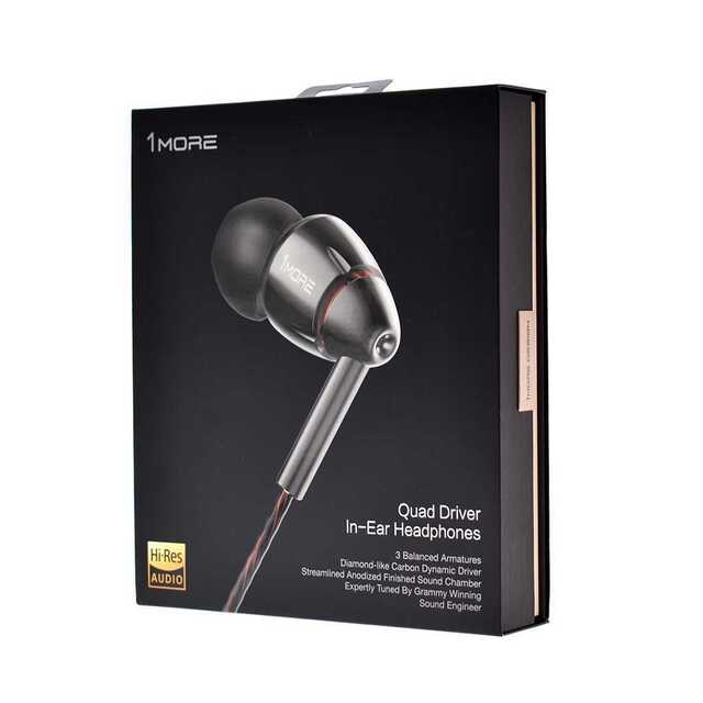 Наушники 1MORE Quad Driver In-Ear E1010 (Цвет: Gray)