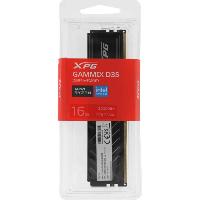 Память DDR4 16Gb 3200Mhz AX4U320016G16A-SBKD35 ADATA