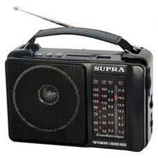 Радиоприемник портативный Supra ST-18U (Цвет: Black)