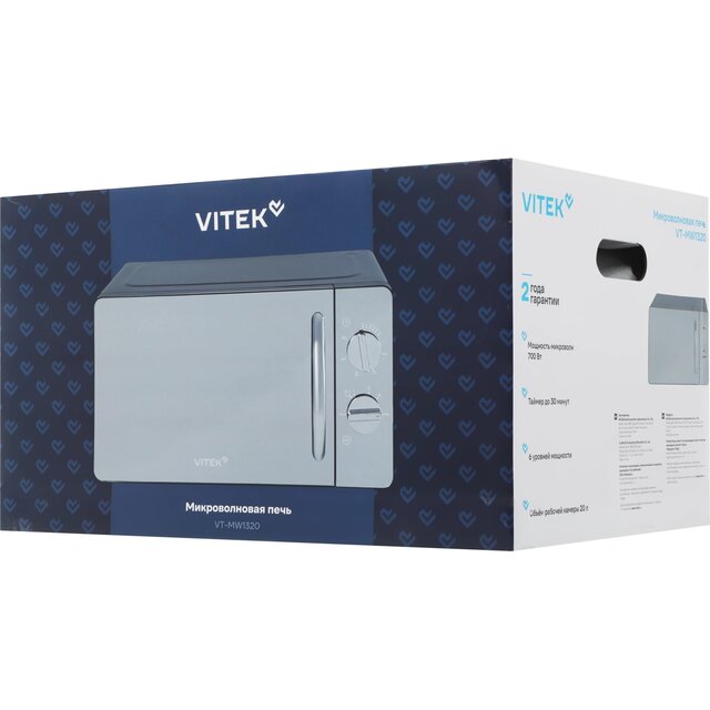 Микроволновая печь Vitek VT-MW1320, черный