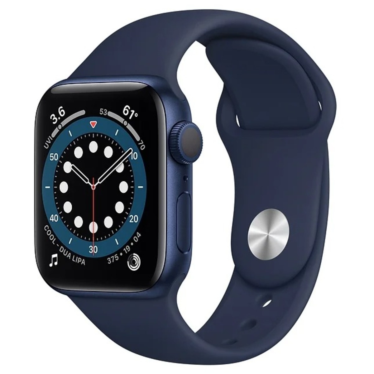 Умные часы Apple Watch Series 6 GPS 40mm Aluminum Case with Sport Band (Цвет: Blue/Deep Navy)