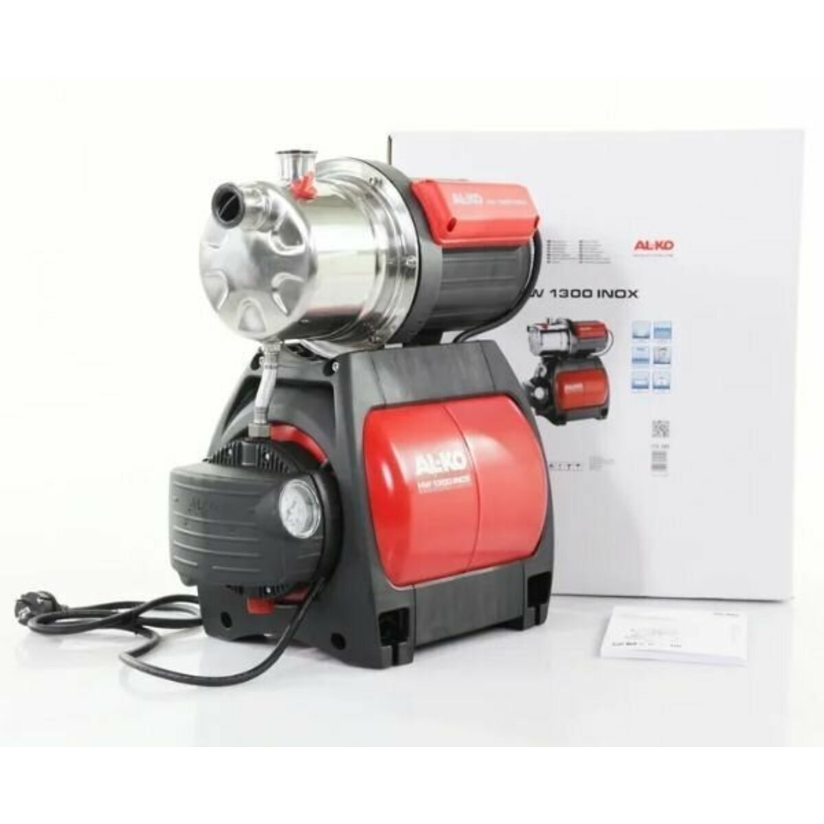 Насосная станция AL-KO HW 1300 Inox (Цвет: Black / Red)
