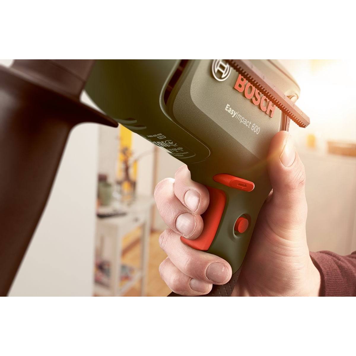 Дрель ударная Bosch EasyImpact 600 (Цвет: Green)