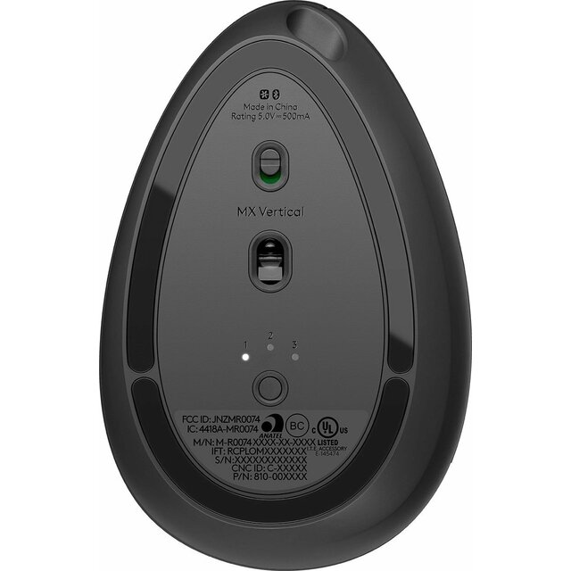 Мышь Logitech MX Vertical, черный 