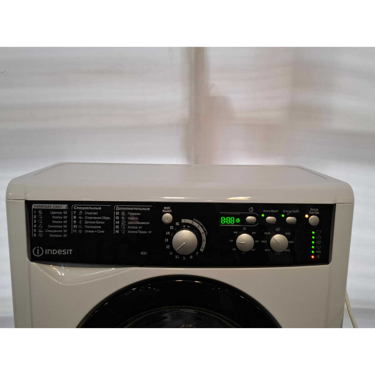 Стиральная машина Indesit EWUD 4105 BK CIS, белый