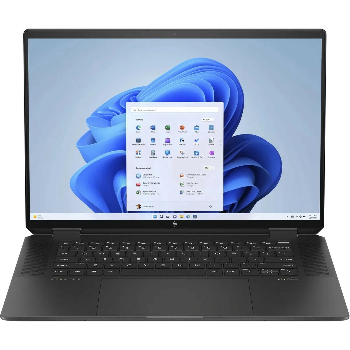Ноутбук HP Spectre x360 16-aa0003ci (Core Ultra 7 155H 1.4Ghz/16Gb LPDDR5x/SSD512Gb/Intel Arc/16