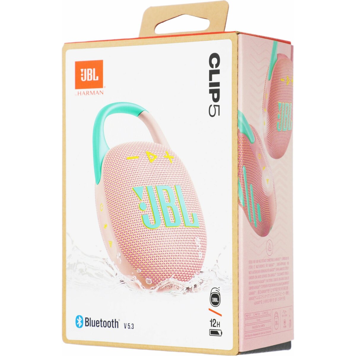 Портативная колонка JBL Clip 5 (Цвет: Pink)
