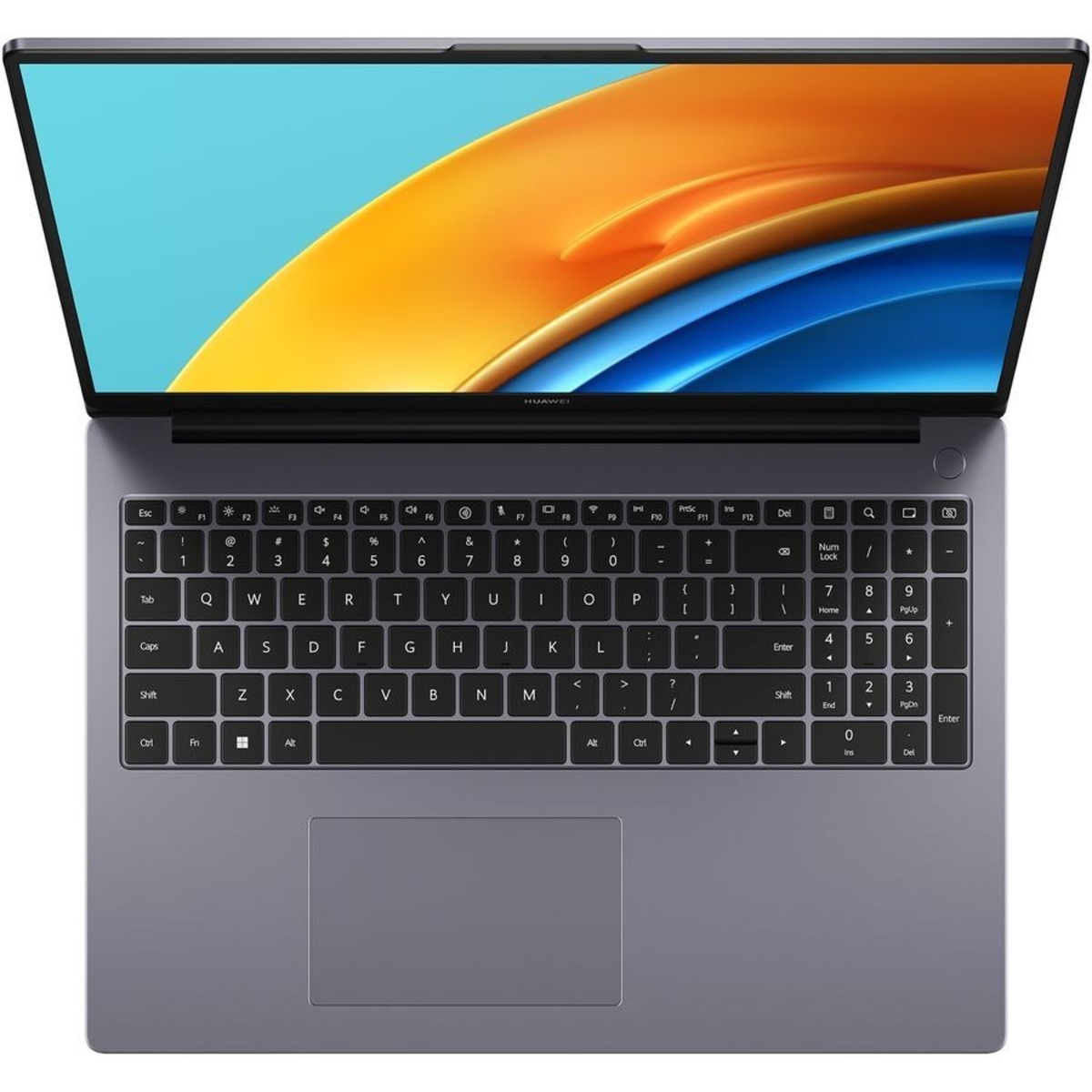 Ноутбук Huawei MateBook D 16 RolleG-W7611 Core i7 13700H 16Gb SSD1Tb Intel Iris Xe graphics 16 IPS WUXGA (1920x1200) Windows 11 Home grey WiFi BT Cam (53013RUE)