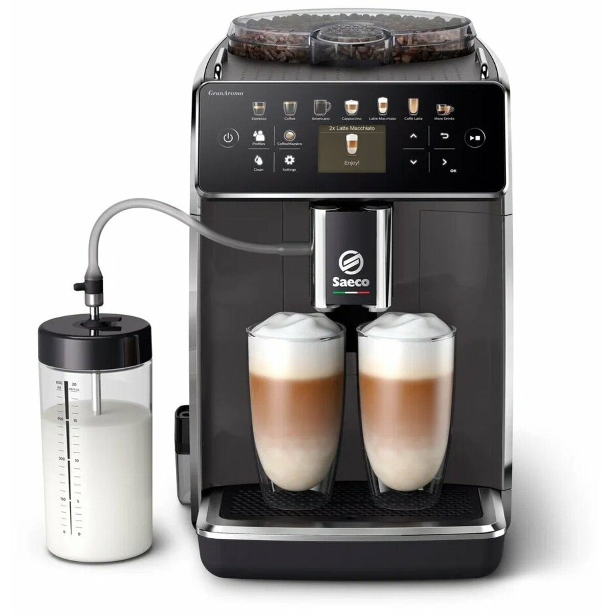 Кофемашина Saeco GranAroma SM6580 / 10 (Цвет: Gray)