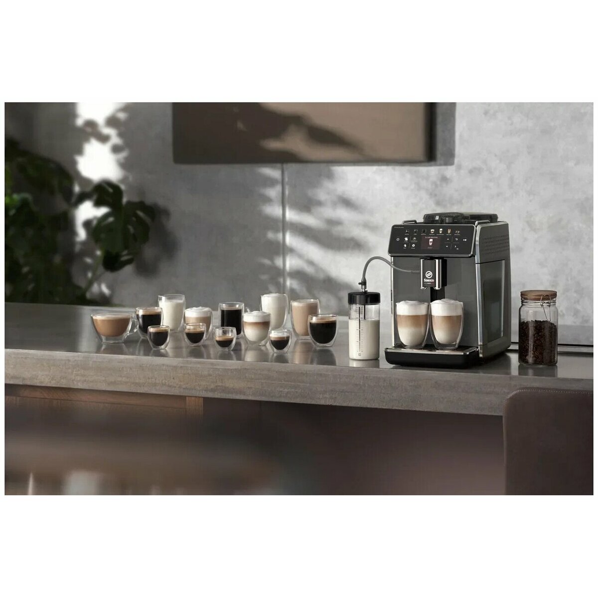 Кофемашина Saeco GranAroma SM6580 / 10 (Цвет: Gray)