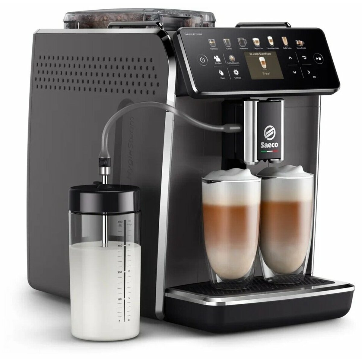 Кофемашина Saeco GranAroma SM6580 / 10 (Цвет: Gray)