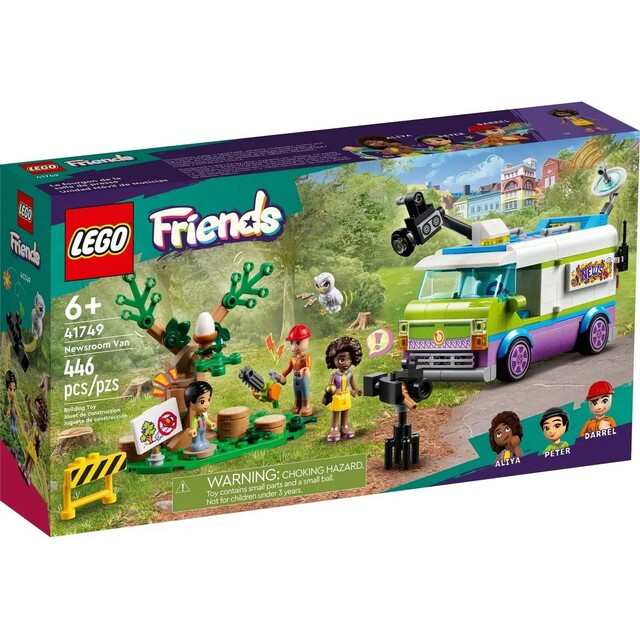 Конструктор LEGO Friends Фургон отдела новостей 41749 Конструктор LEGO Friends Фургон отдела новостей 41749