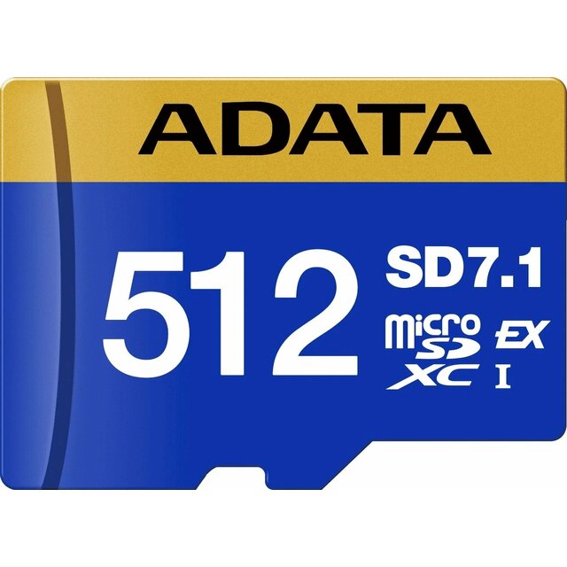 Карта памяти microSDXC 512GB A-Data UD512GEX3L1-C Premier Extreme V30 w / o adapter (Цвет: Blue)