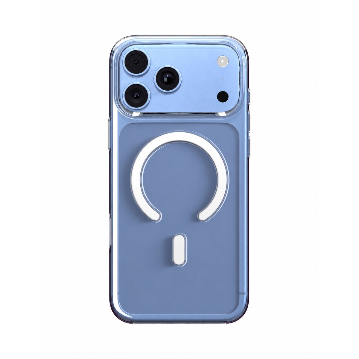 Чехол-накладка VLP Puro Case with MagSafe для Apple iPhone 18 Pro, прозрачный