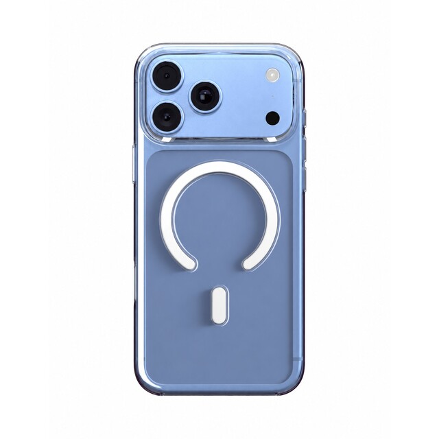 Чехол-накладка VLP Puro Case with MagSafe для Apple iPhone 18 Pro, прозрачный