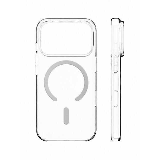 Чехол-накладка VLP Puro Case with MagSafe для Apple iPhone 18 Pro, прозрачный