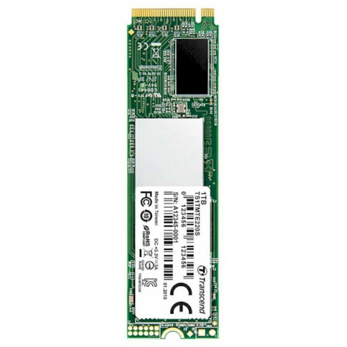 Накопитель SSD Transcend PCI-E 3.0 x4 1Tb TS1TMTE220S