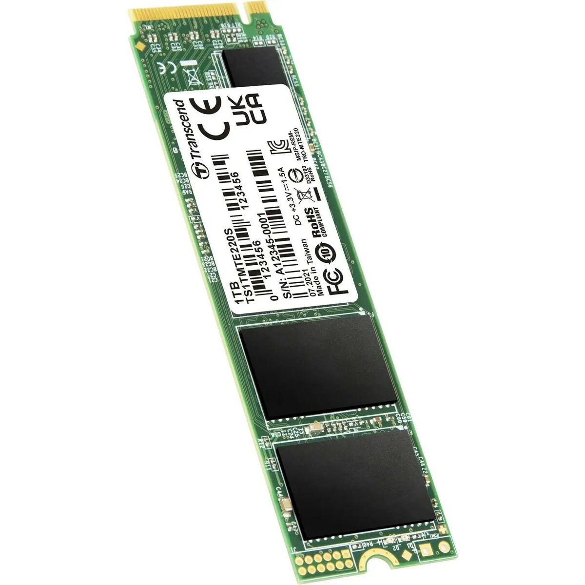 Накопитель SSD Transcend PCI-E 3.0 x4 1Tb TS1TMTE220S