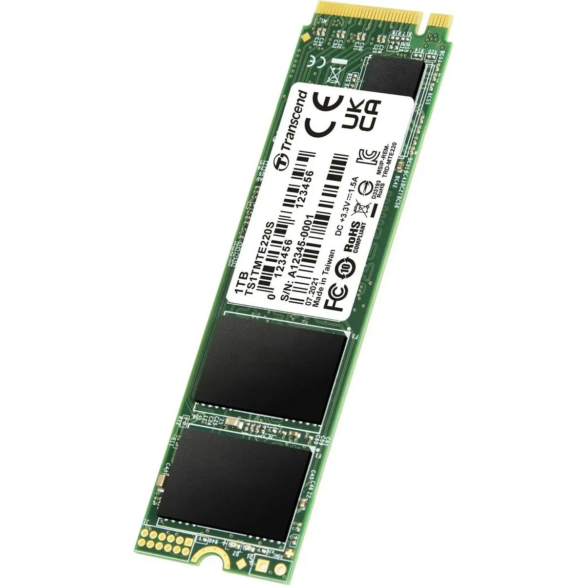 Накопитель SSD Transcend PCI-E 3.0 x4 1Tb TS1TMTE220S