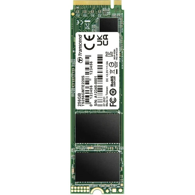 Накопитель SSD Transcend PCI-E 3.0 x4 256Gb TS256GMTE220S