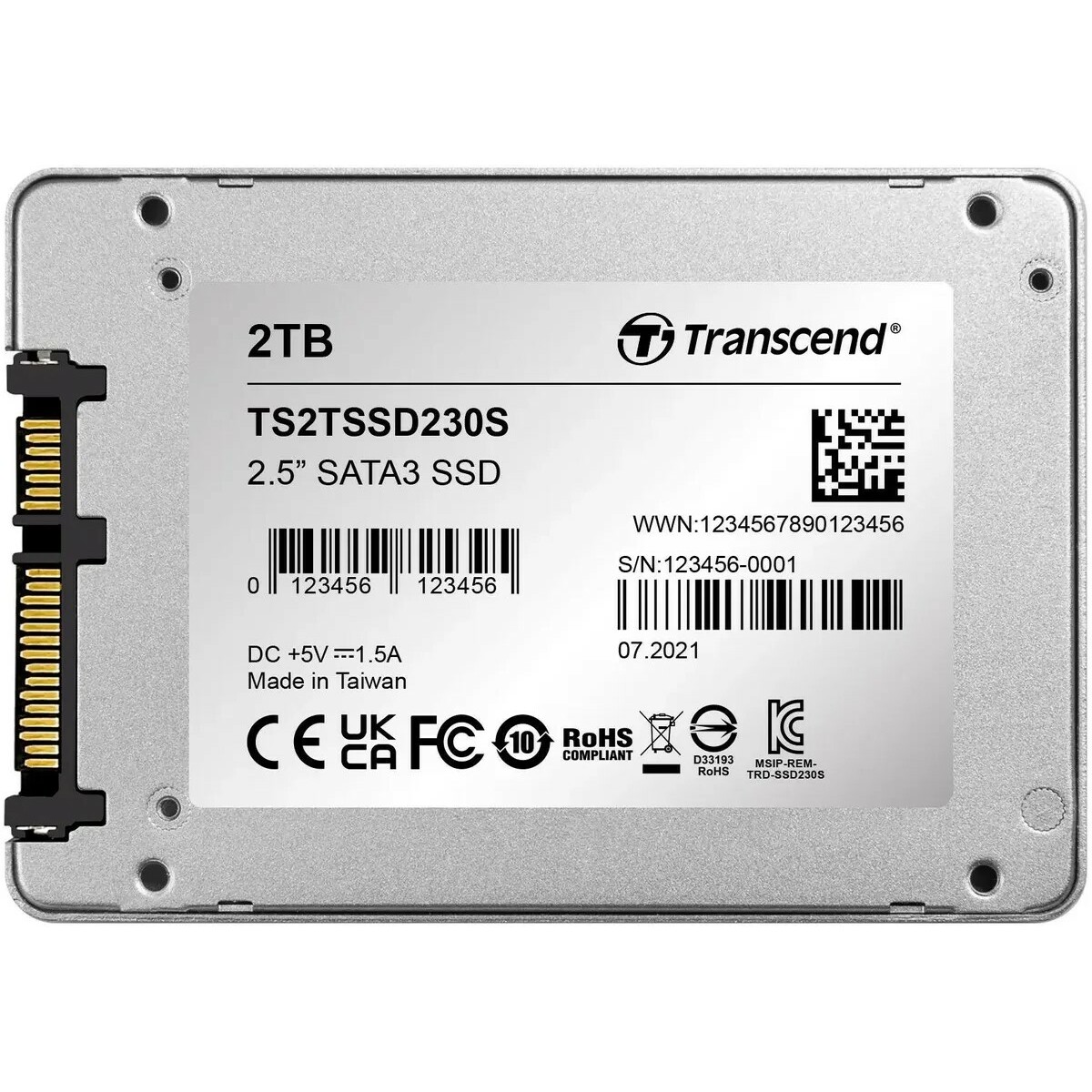 Накопитель SSD Transcend SATA III 2Tb TS2TSSD230S