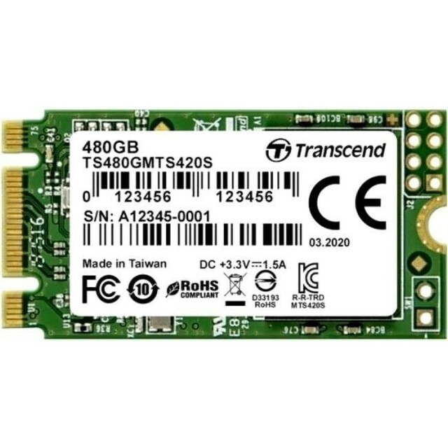Накопитель SSD Transcend SATA III 480Gb TS480GMTS420S