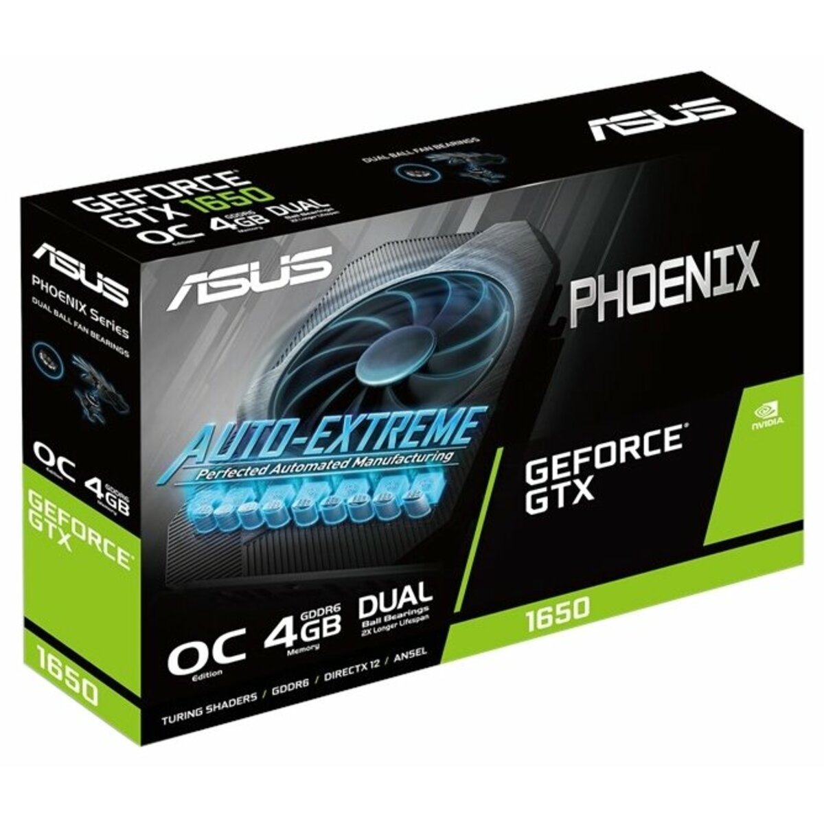 Видеокарта ASUS GeForce GTX 1650 Phoenix OC 4Gb (PH-GTX1650-O4GD6-P)