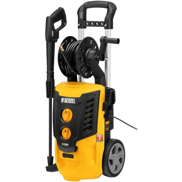 Минимойка DENZEL R-180D (Цвет: Orange / Black) Минимойка DENZEL R-180D (Цвет: Orange / Black)