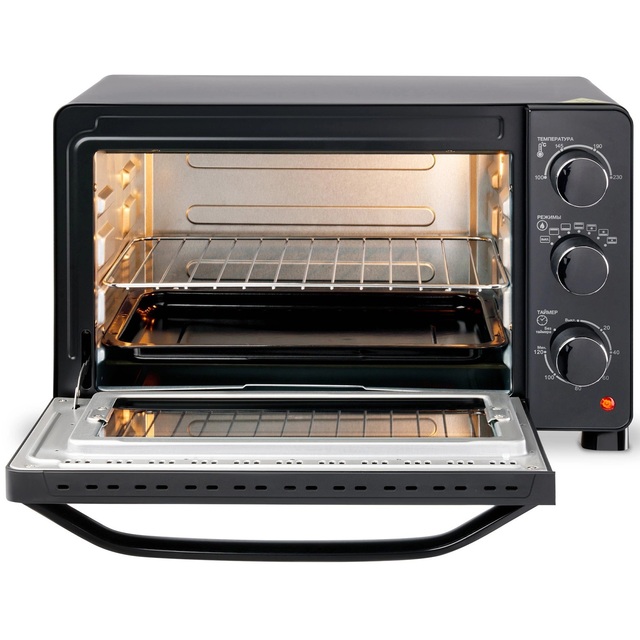 Мини-печь Hyundai MIO-HY080, черный Мини-печь Hyundai MIO-HY080, черный