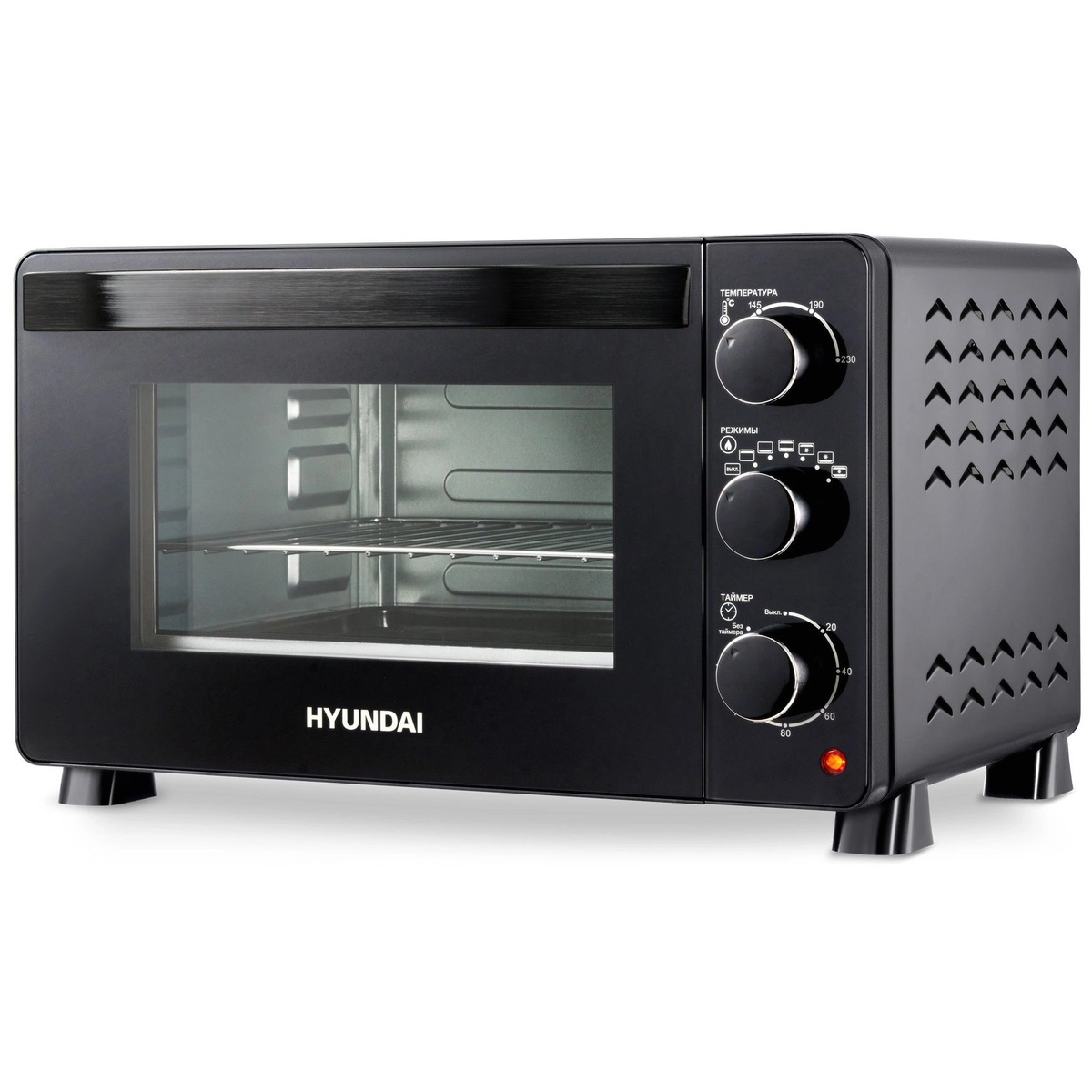 Мини-печь Hyundai MIO-HY080, черный