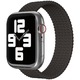 Ремешок нейлоновый плетеный VLP Braided Band для Apple Watch 38/40/41 mm (L/XL 2шт) (Цвет: Black)