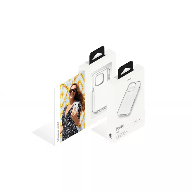 Чехол-накладка uBear Real Case для смартфона Apple iPhone 14 Plus (Цвет: Crystal Clear)