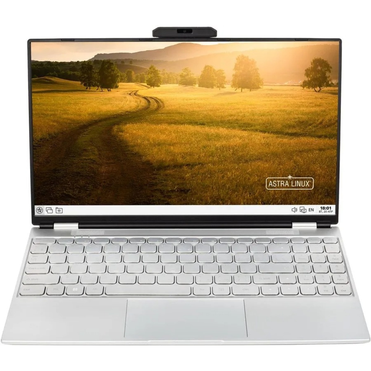 Ноутбук Hiper Workbook N1567 Core i5 10210U 8Gb SSD256Gb Intel UHD Graphics 15.6 IPS FHD (1920x1080) Astra Linux silver WiFi BT Cam 5000mAh (N1567RH5AS)