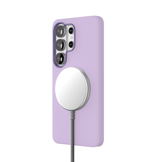 Чехол-накладка VLP Aster Pro Сase MagSafe для Samsung S26 Ultra (Цвет:Lavender)