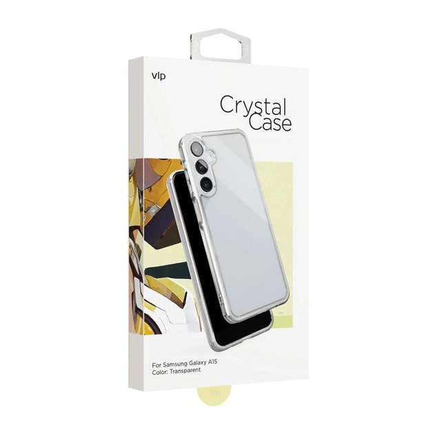 Чехол-накладка VLP Crystal Сase для смартфона Samsung Galaxy A15 (Цвет: Clear)