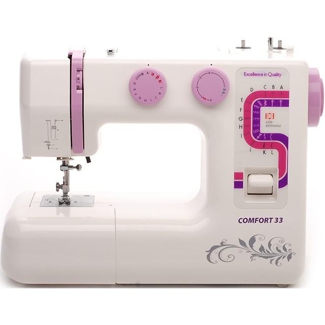 Швейная машина Comfort 33 (Цвет: White/Pink)