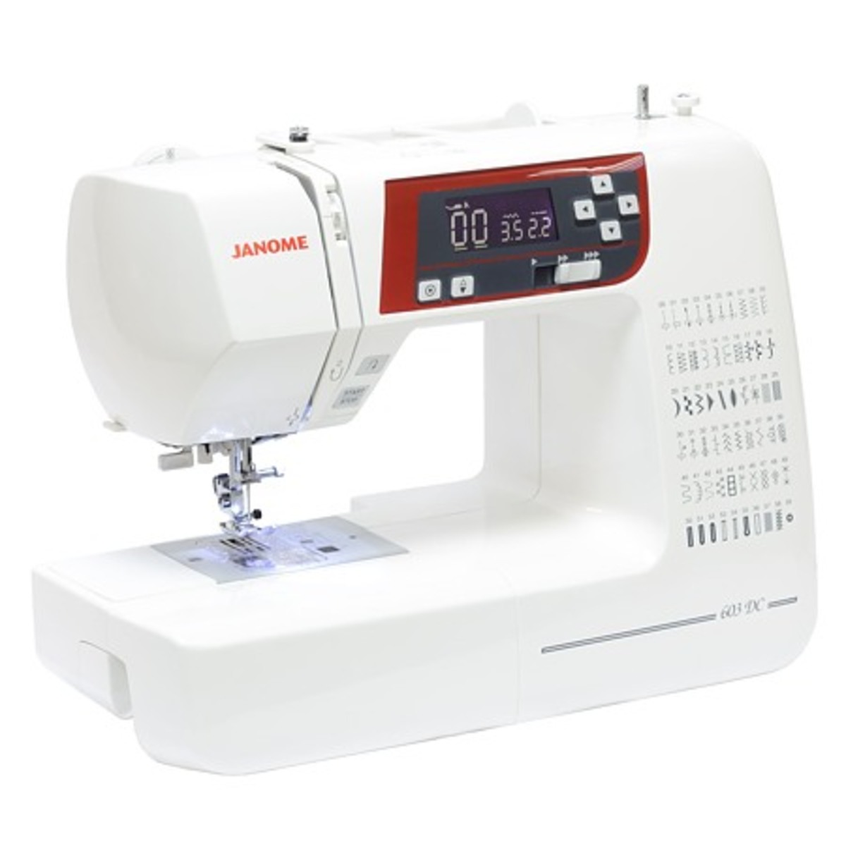 Швейная машина Janome 603 DC, белый