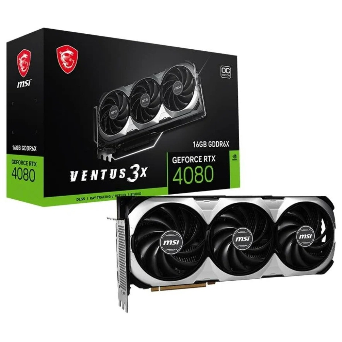 Видеокарта MSI GeForce RTX 4080 16Gb VENTUS 3X OC