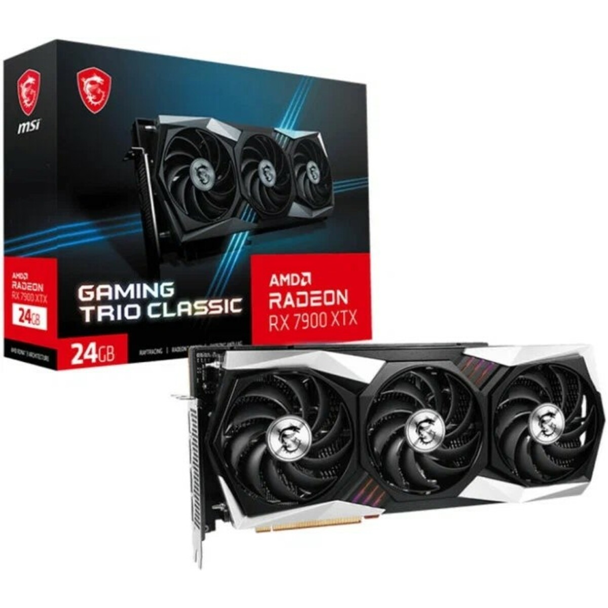 Видеокарта MSI Radeon RX 7900 XTX GAMING TRIO CLASSIC 24G