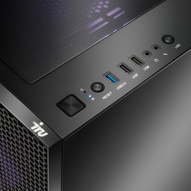ПК IRU Strato 710Z7GP (Core i7 14700K 3.4Ghz / 64Gb DDR5 / SSD1Tb / Intel UHD Graphics 770 / FreeDOS / black)  