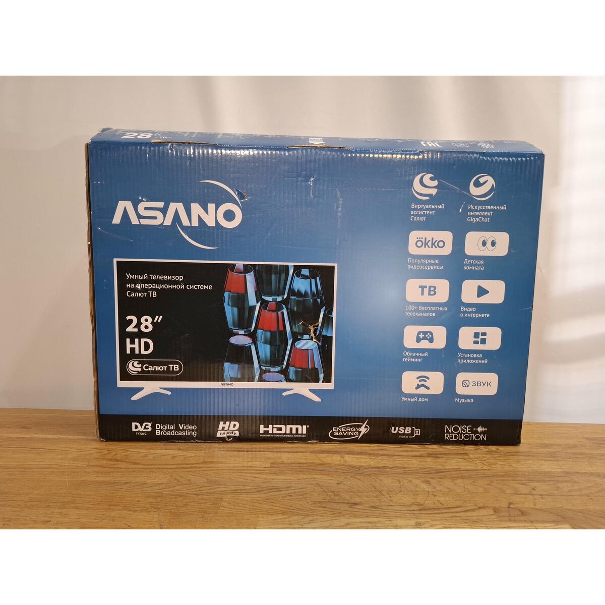Телевизор Asano 28" 28LH5011T, белый