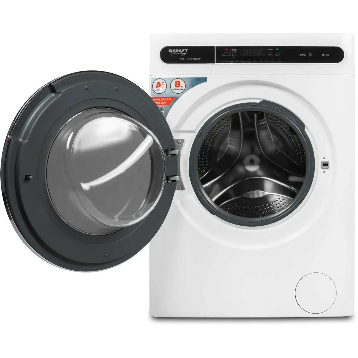 Стиральная машина Kraft TCH-HD8528SW, белый