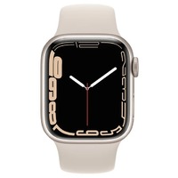 Умные часы Apple Watch Series 7 45mm Aluminum Case with Sport Band (Цвет: Starlight)