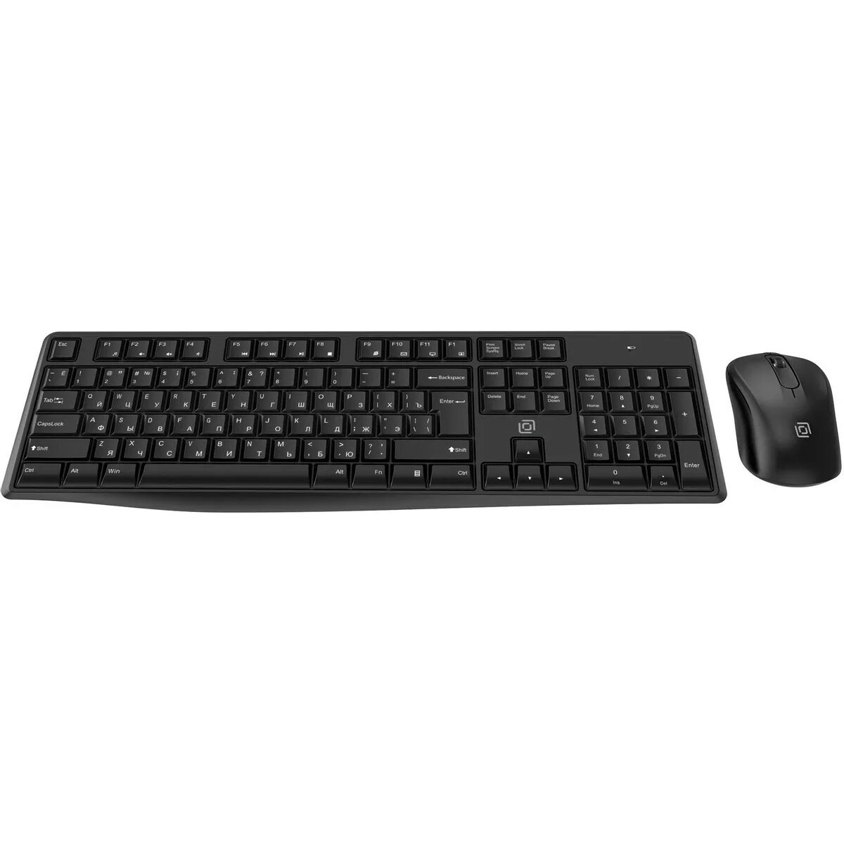Клавиатура + мышь Oklick S260W, черный 