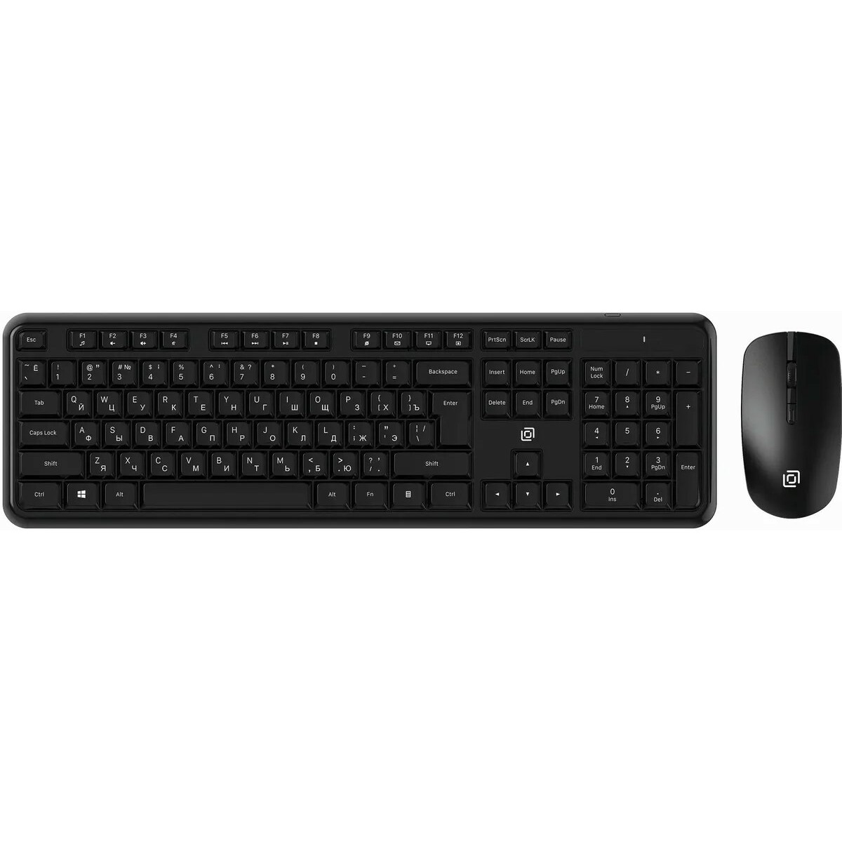 Клавиатура + мышь Oklick S277W, черный 