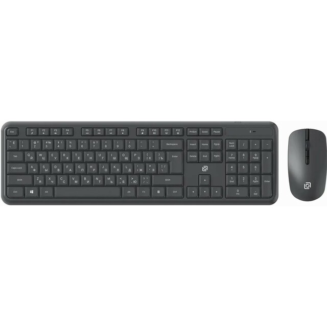 Клавиатура + мышь Oklick S277W (Цвет: Gray) 