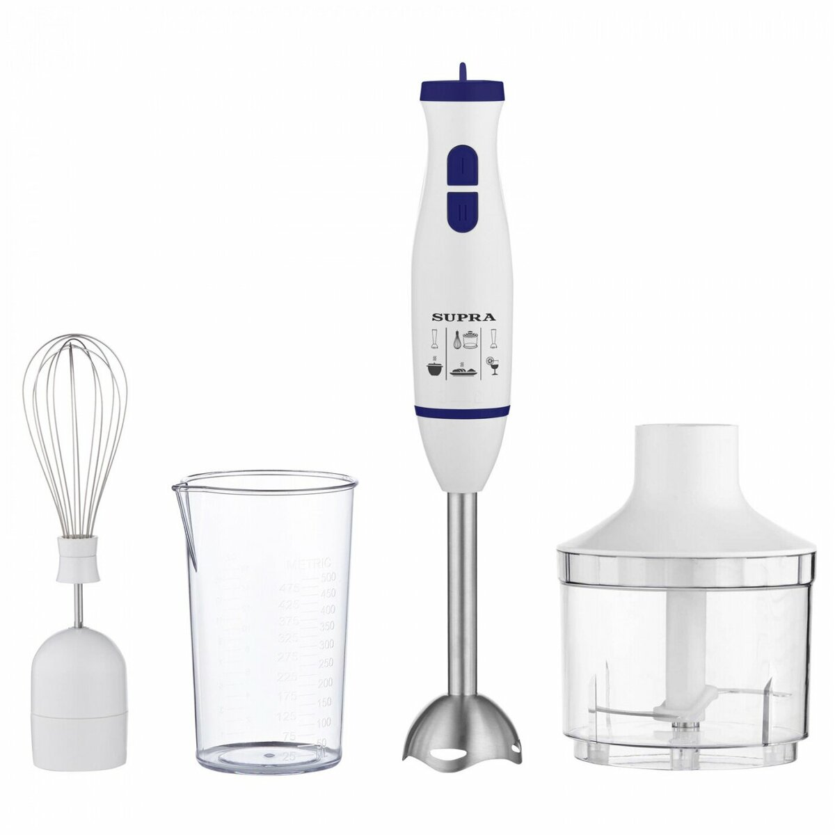 Блендер погружной Supra HBS-698 (Цвет: White) Блендер погружной Supra HBS-698 (Цвет: White)