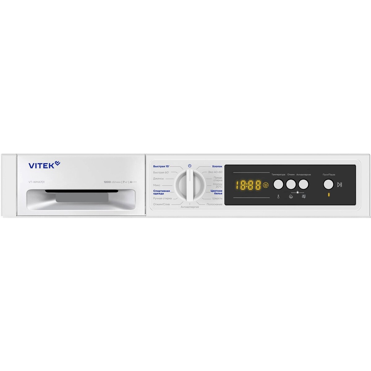 Стиральная машина Vitek VT-WMA701, белый
