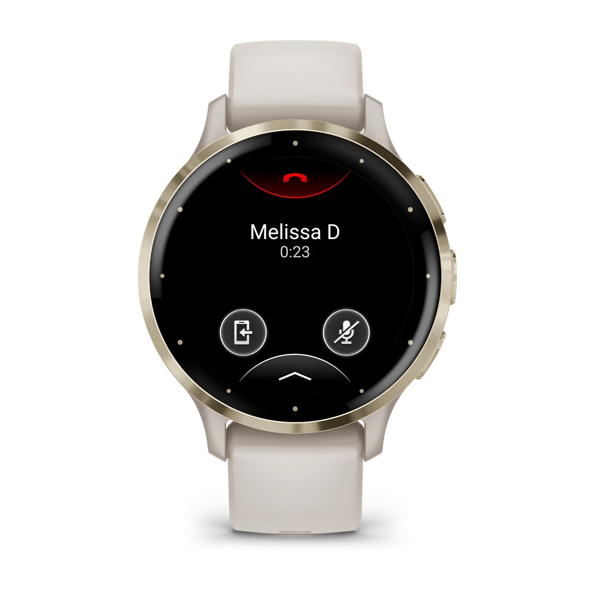 Умные часы Garmin Venu 3S (Цвет: Ivory / Soft Gold Buckle)